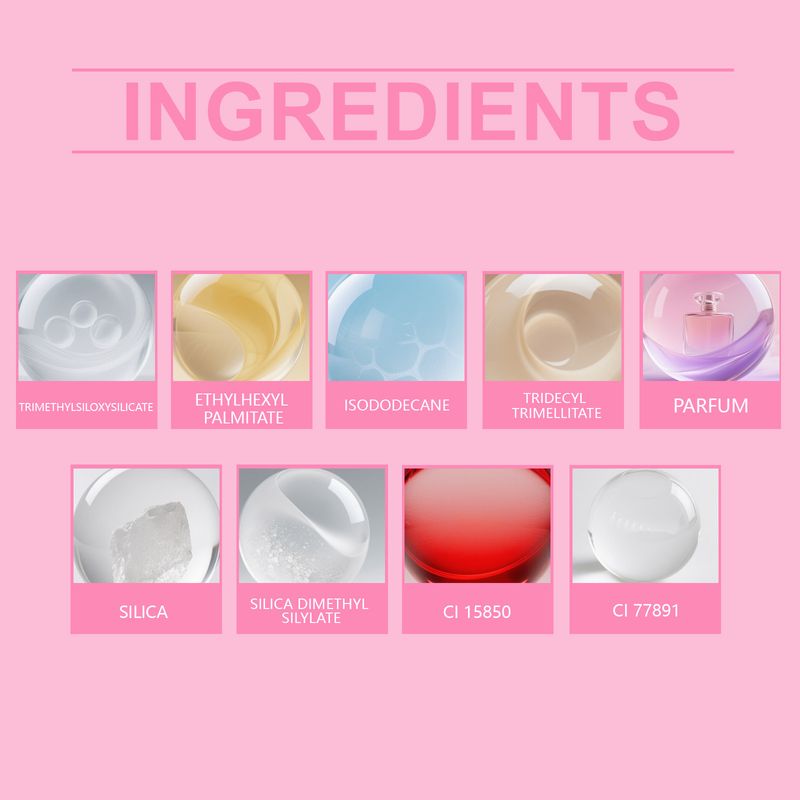 Feuchtigkeitsspendender Gloss, sanfte Inhaltsstoffe, tägliche Feuchtigkeitspflege für trockene, feuchtigkeitsspendende, glasige Schmolllippen, Lippenbalsam_voghion.com