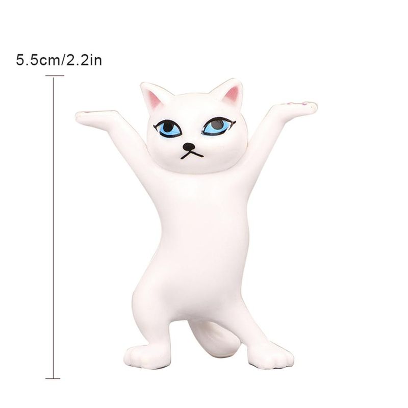 Anime che alza le mani e danza modello ornamenti figure di gatti giocattoli per la sala studio dei bambini_voghion.com