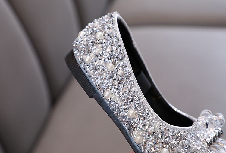 Dziewczęce Dziewczęce Księżniczka Diamentowe Pojedyncze Buty Buty do Tańca Pokazowego_voghion.com