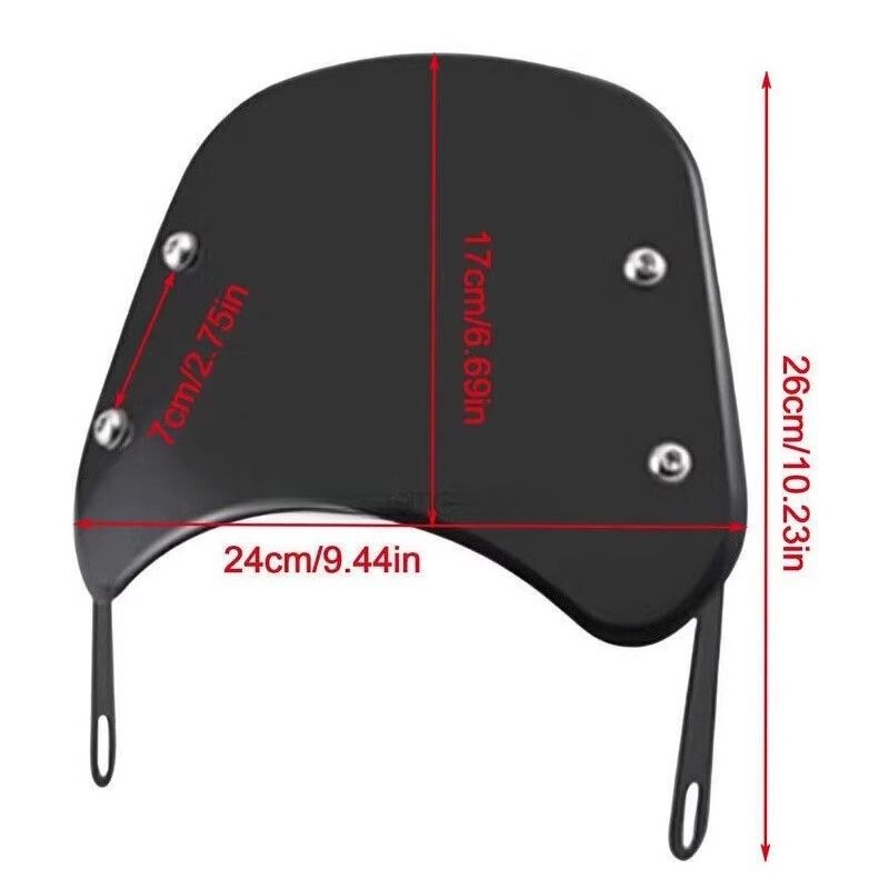 Parabrisas modificado para motocicleta VOGE 500AC 525AC CG125, deflectores de viento, cubierta, accesorios para parabrisas delantero._voghion.com