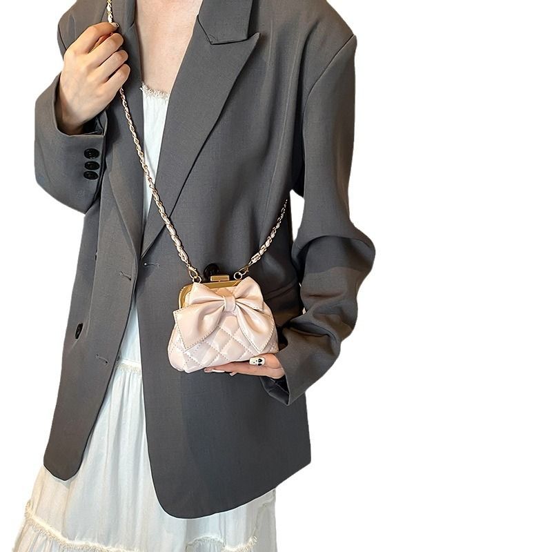 Sweet Cute Mini For Women 2025 Spring New Bowknot Crossbody High-end Earphone Lipstick Bag_voghion.com