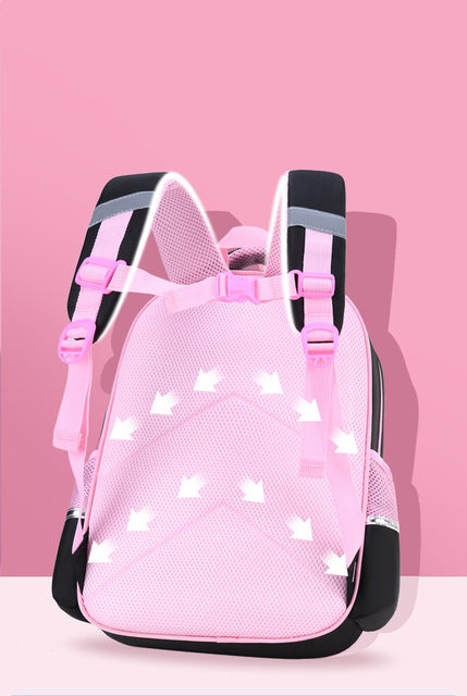 Versatile Unique New Korean Primary PU leather School Bag 2020 Fashion Cute Girls With Cute Cat Orthopaedic Waterproof Backpack_voghion.com