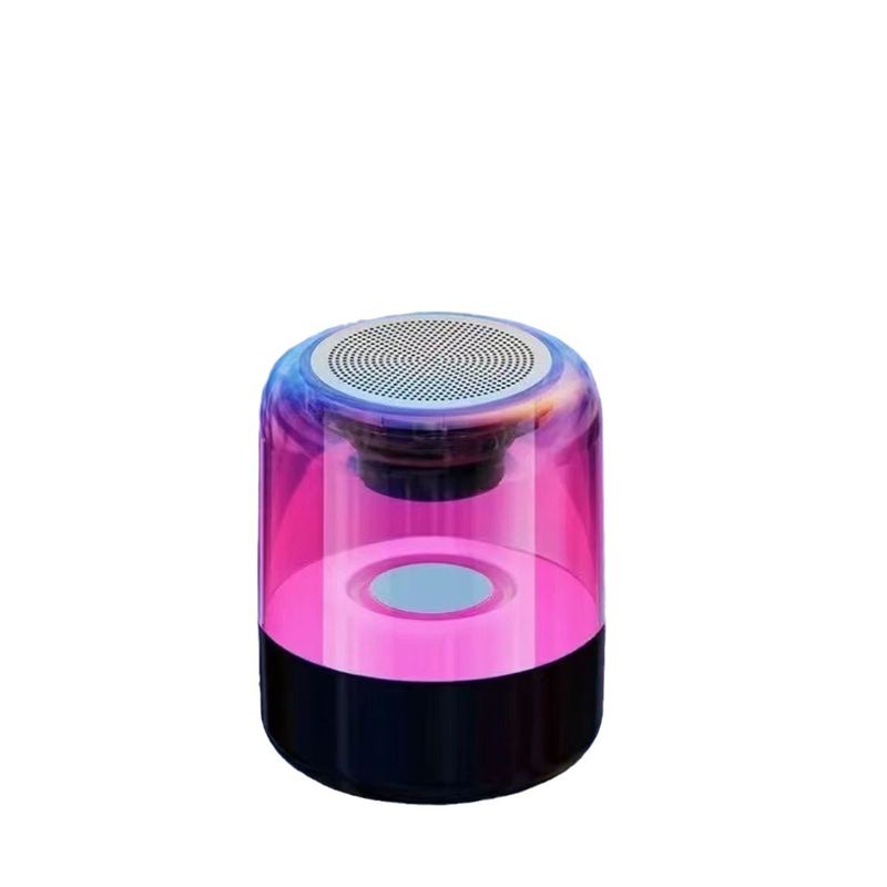 Özel Model Akıllı Bluetooth Hoparlör, Kablosuz Subwoofer, Büyük Ses, Renkli Işık, Taşınabilir Açık Hava Ev Kullanımı_voghion.com