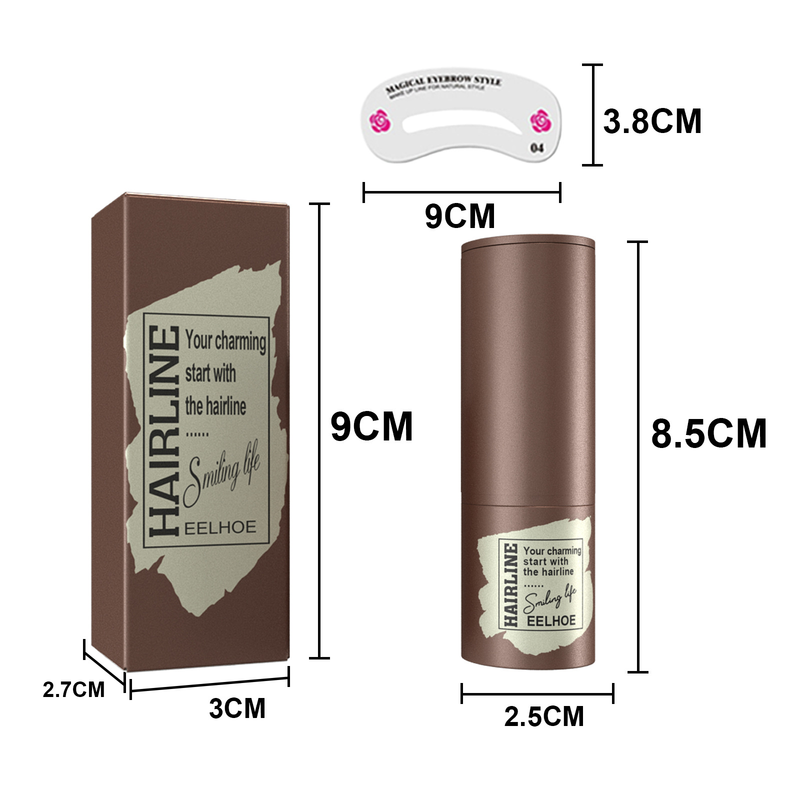 Eelhoe cake repair hairline print natural lazy eyebrow quick makeup_voghion.com