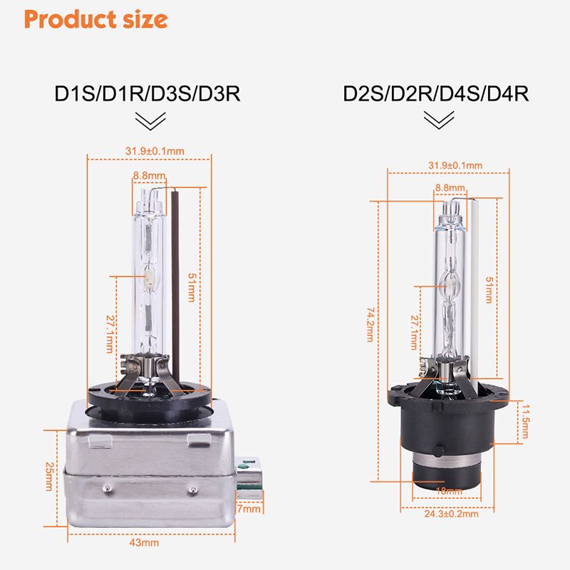 Automotive D1S D2S D3S D4S Xenon Lampe D5SD8S Eisen Stand Helle HID Birne_voghion.com