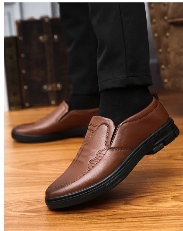 Derby formel en daim pour hommes, bout carré, bout rond, chaussures d'affaires_voghion.com