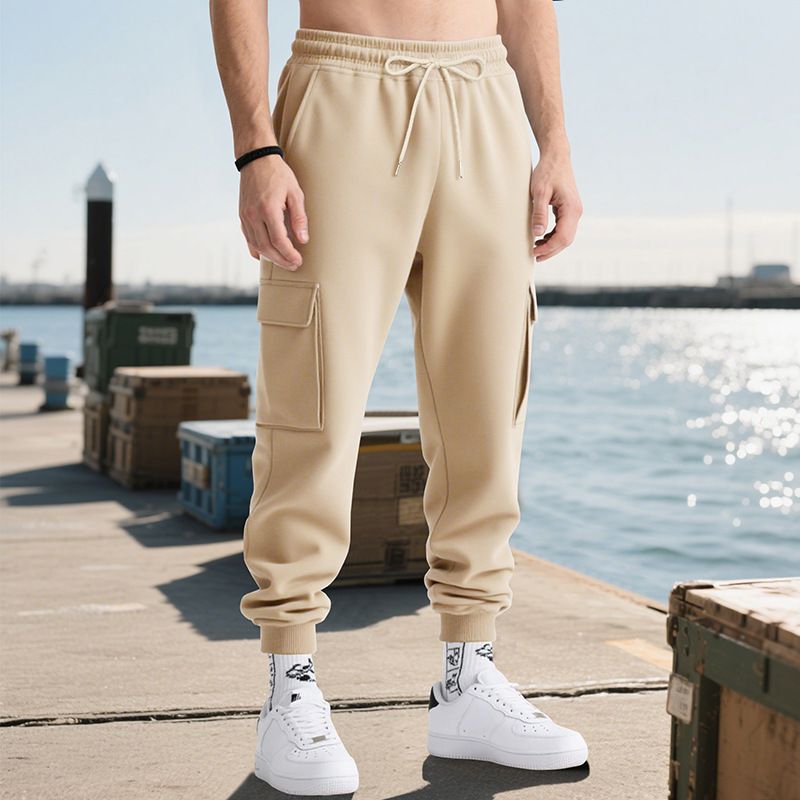 Men's Heavyweight Cargo Overalls – Multi-Pocket Utility Pants, Oversized Streetwear Style, Comfort Fit (S-XXXL_voghion.com