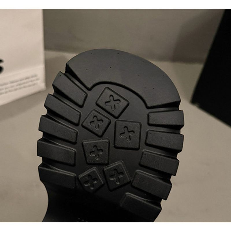Bottines Martin à talons épais et rehausseurs de hauteur pour femmes Bottines en daim_voghion.com