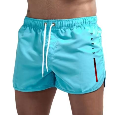 Men's Quick-Dry Running Shorts With Multiple Pockets - Lightweight Polyester Athletic Shorts For Gym, Beach Outdoor Sports (Multiple Colors )_voghion.com