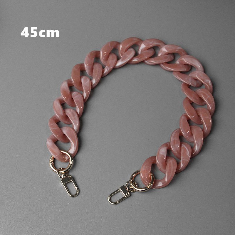 Exaggerated Thick Bag Accessories Clutch Acrylic Resin Chain_voghion.com