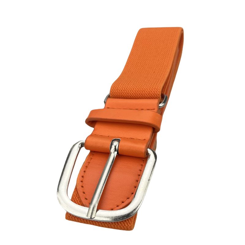 Cinturón de aleación de béisbol y sóftbol juvenil para mujer, elástico, con personalidad, ajustable, con hebilla de pasador, para hombre_voghion.com