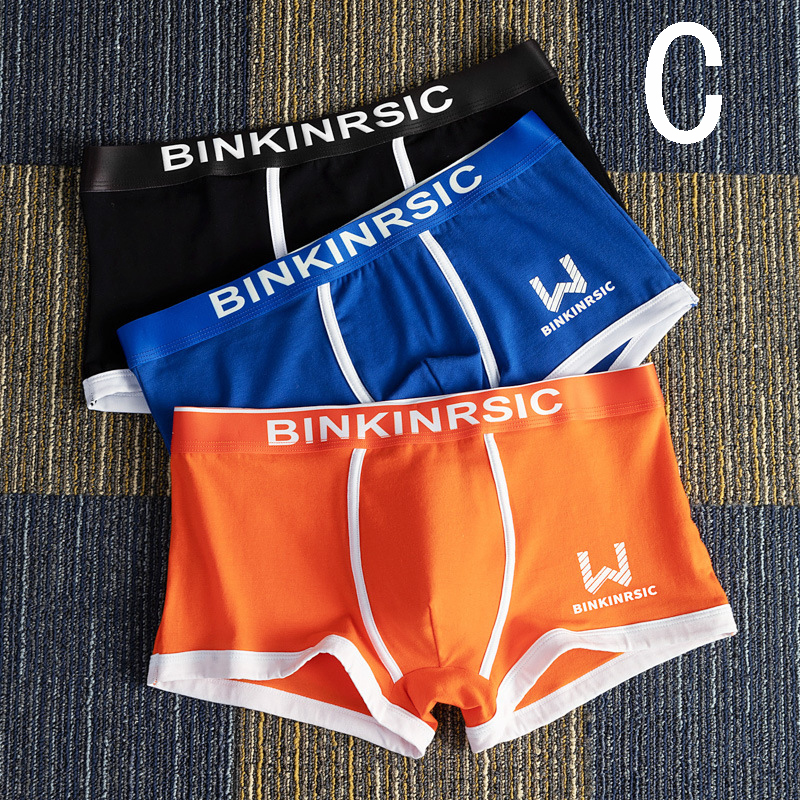 Calzoncillos bóxer 3pac, calzoncillos de algodón sin costuras de gran tamaño, calzoncillos bóxer para hombre, sección delgada de verano_voghion.com