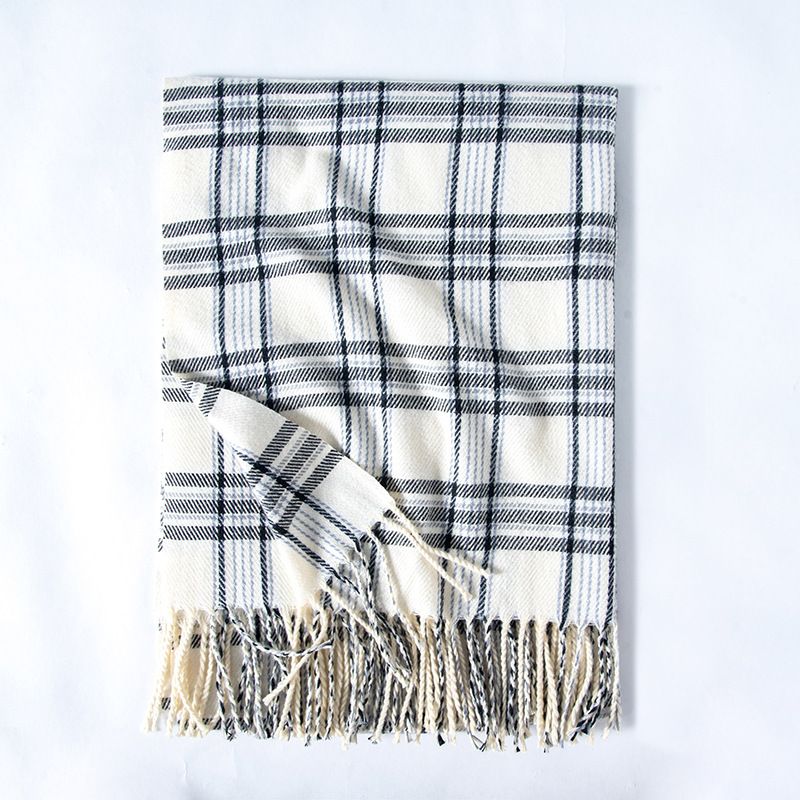 Liniendruck Kaschmir Damen 2024 Herbst und Winter Neuer Schal_voghion.com