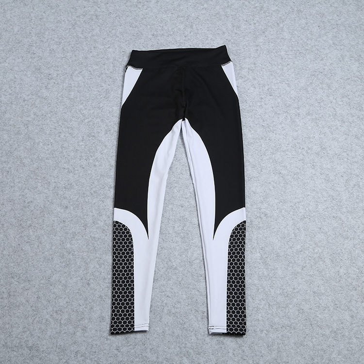 Women's Fashion Beehive Hip Lift Yoga Leggings_voghion.com