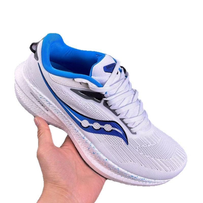 Saucony Victory 21 Thick-Soled Land Speed Shark Couple Racing Running Sports Shoes For Men And Women_voghion.com