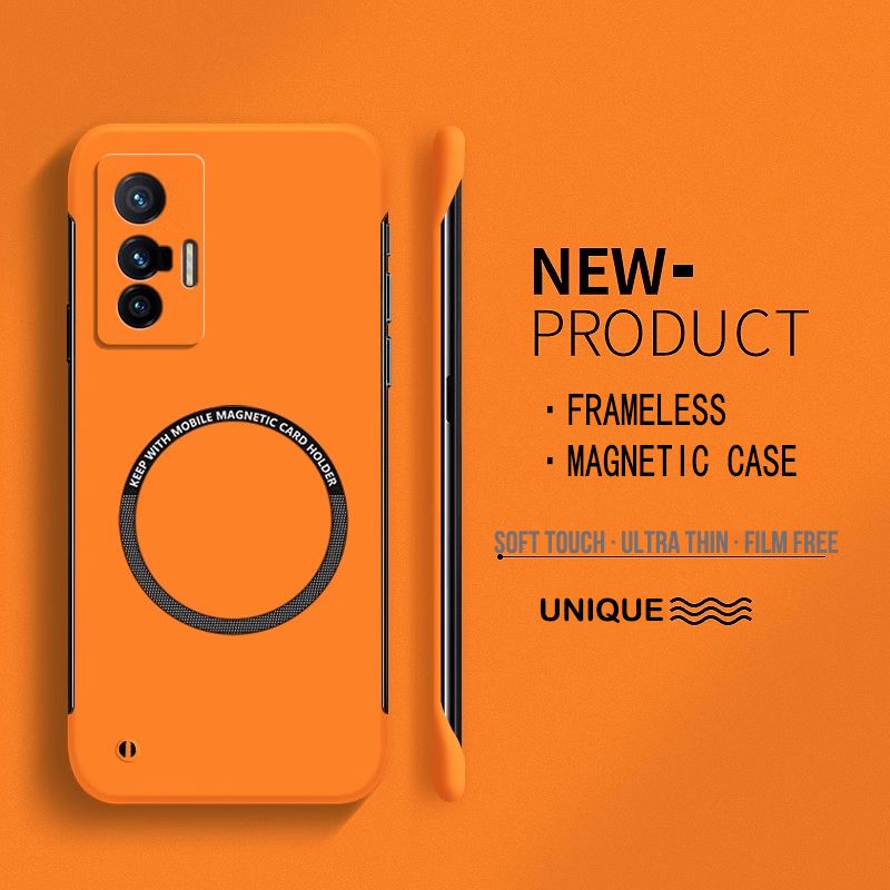 Ultra Thin Hard PC Magnetic Frameless Phone Case For Oppo Master NEO 3T GT 2 3 Realme 10 11 Pro Plus Matte Cover_voghion.com