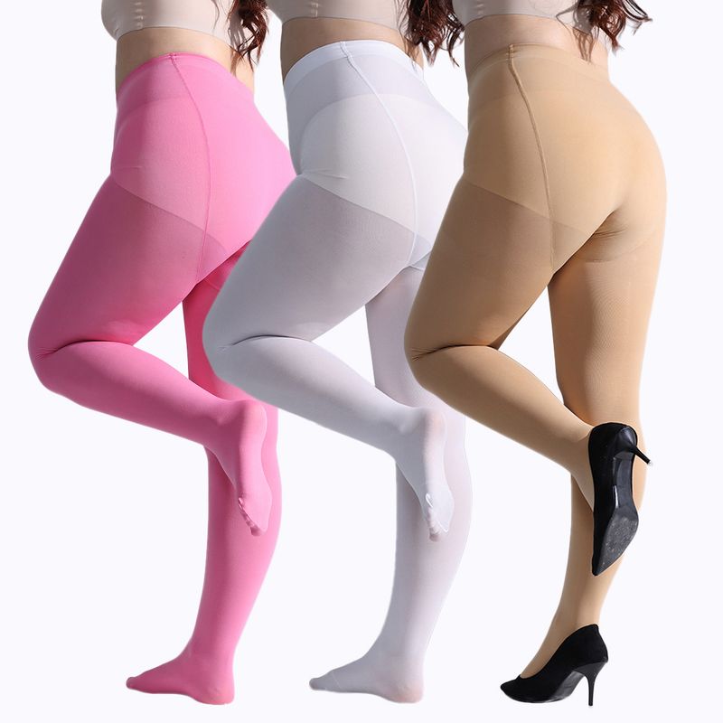 2025d Elastische Strumpfhose mit hoher Taille für Damen, bunte Strümpfe in Übergröße_voghion.com