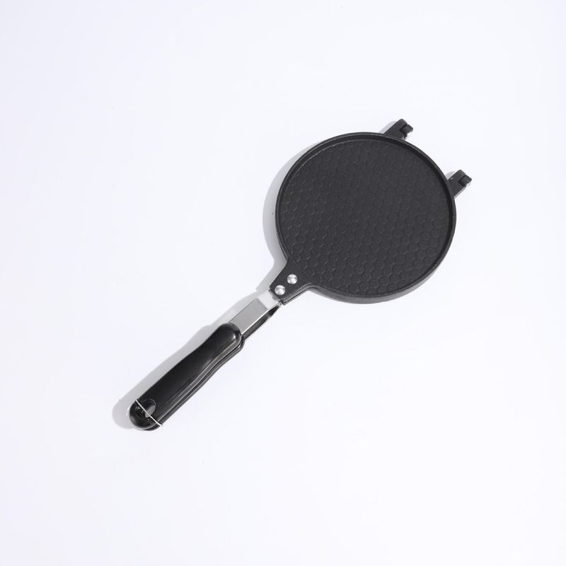 Non-Stick Egg Roll Waffle Cone Maker For Home Baking - Round Cake Cookie Mold With 17cm & 22cm Patterned & Plain Designs_voghion.com