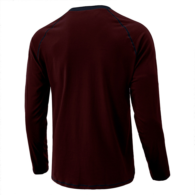 Autumn/Winter Henry Men's Long Sleeved T-shirt Outdoor Bottom Shirt Speed_voghion.com