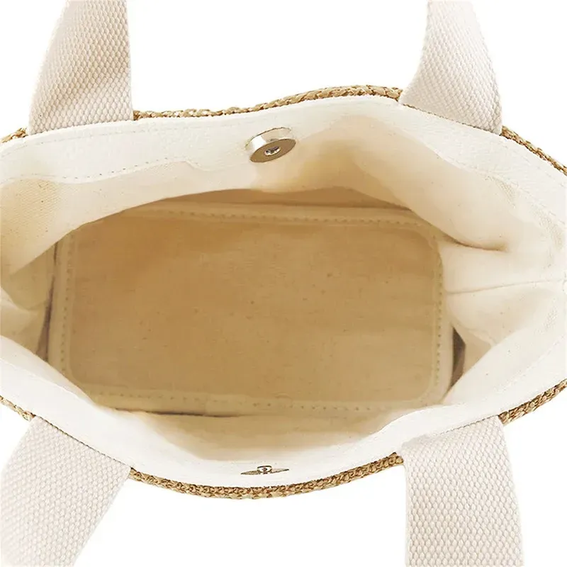 Borsa a tracolla da spiaggia in paglia da donna, stile bohémien, in rattan intrecciato, borsa a secchiello fatta a mano, borse a tracolla per 250314l_voghion.com