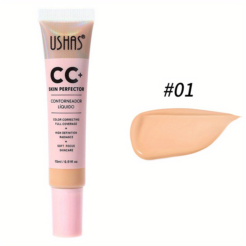 USHAS6 color moisturizes and brightens skin tone for a long time. Waterproof liquid foundation concealer isolates_voghion.com