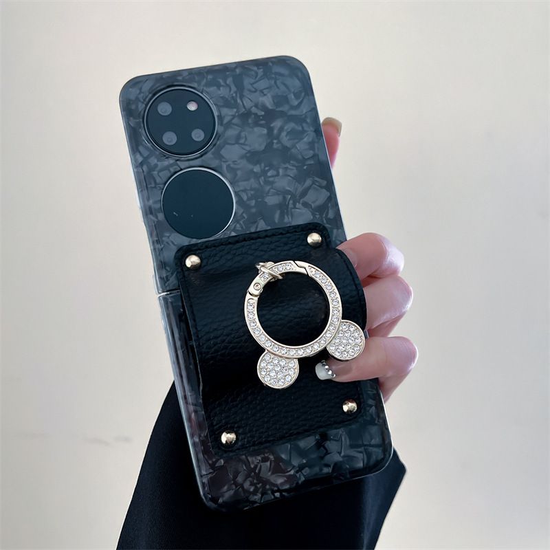 Shell pattern wrist strap ring for Huawei p50 pocket folding screen phone case pocket 2 Drop-resistant shell_voghion.com