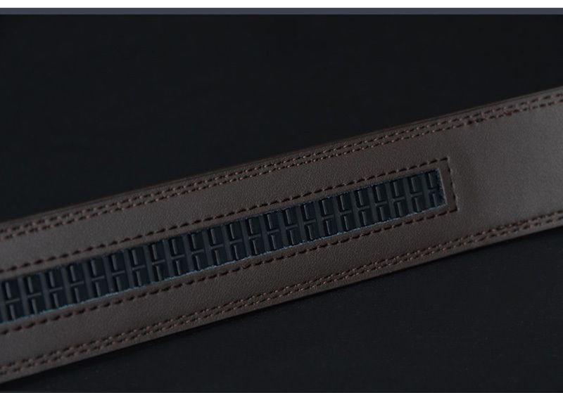 Cinturón de piel de vaca auténtica para hombre, correa de hebilla automática de metal, de alta calidad, CZ125_voghion.com