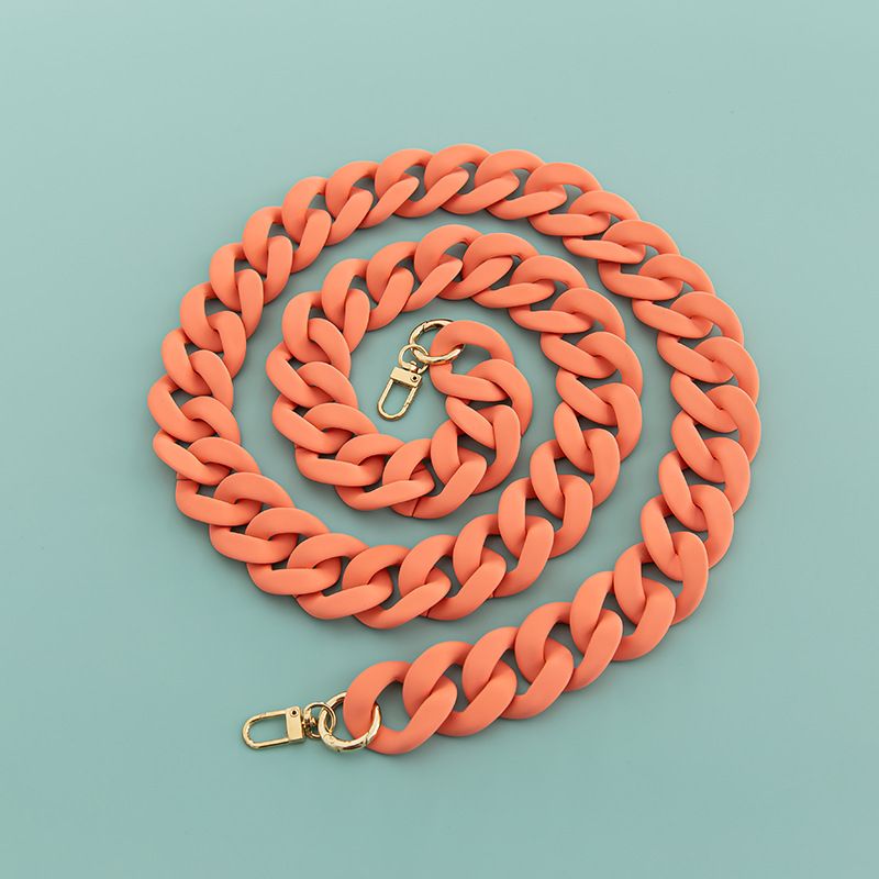 Tracolla larga per borsa in resina acrilica squisita, con catena antiscivolo fai da te, 4 cm x 3,3 cm_voghion.com