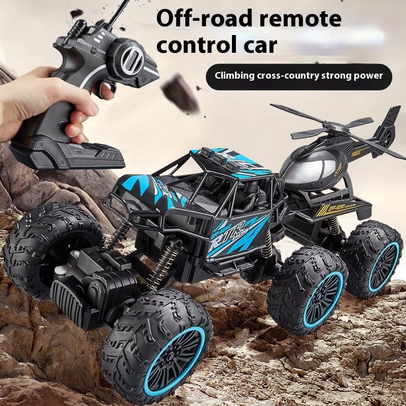 Extra large children's charging six wheel toy climbing off-road vehicle remote-controlled car_voghion.com