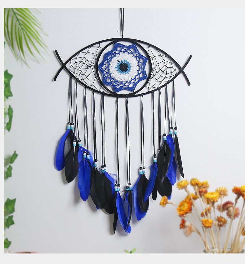 Turkish Eye Dream Catcher Arabic Dreamer On The Wall_voghion.com