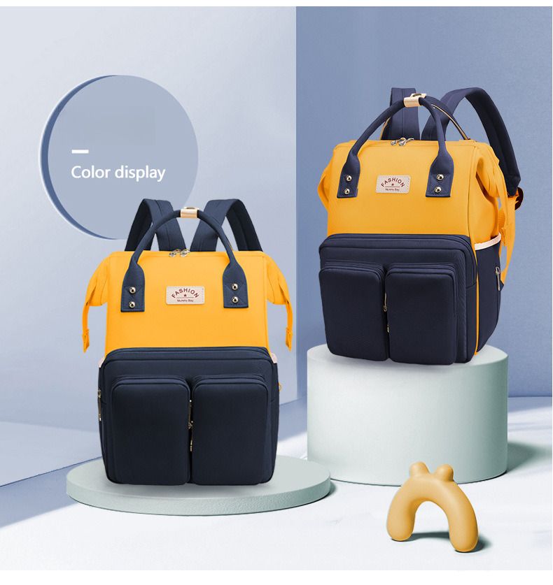 Multifunktionale, tragbare Mama-Tasche für Mütter, vielseitig einsetzbar, große Kapazität, wasserdicht, Mama-Tasche zum Tragen des Babys auf Reisen_voghion.com