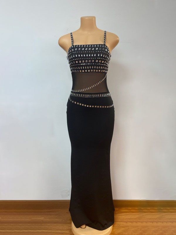 Damenbekleidung Neue einfarbige Bauchnabel-freie Hot Diamond Off Shoulder Tube Top Weste Halblanger Rockanzug_voghion.com