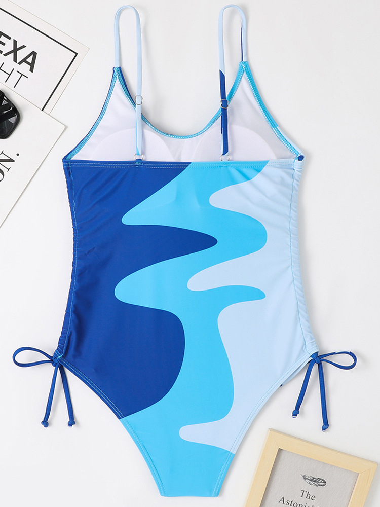 Maillot de bain une pièce sexy à lacets pour femme, nouveauté 2025_voghion.com