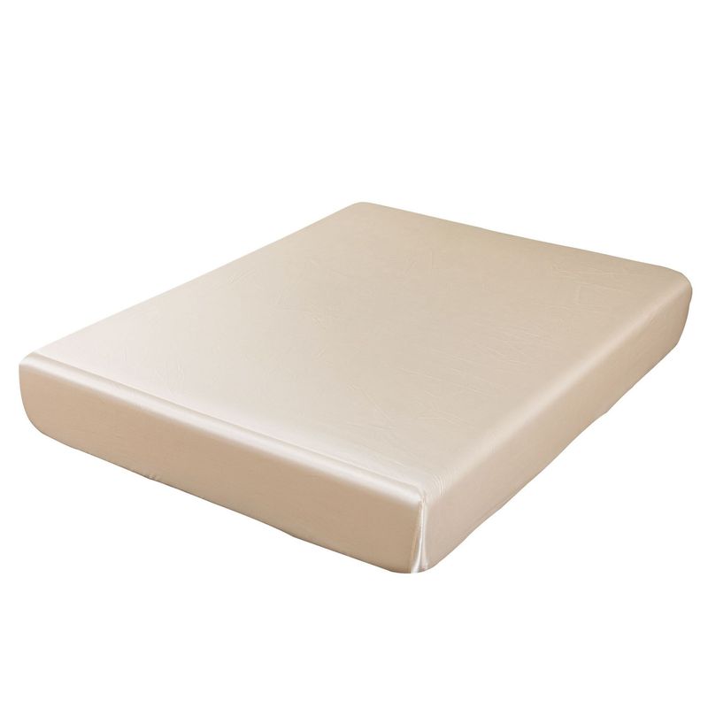 Protège-matelas d'été en satin soyeux et lavable - 1 pièce_voghion.com
