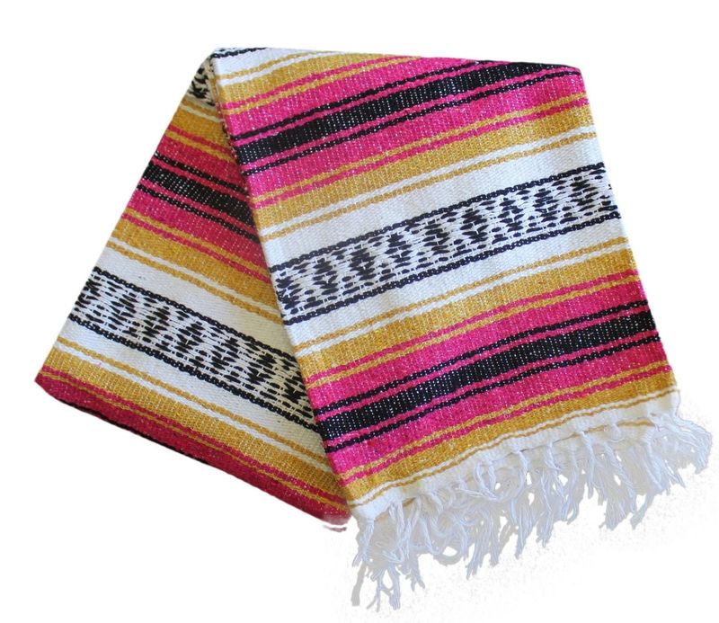 Geometric Tassel Style Blanket Woven Tassel Beach Towel Blanket Beach Blanket Picnic Mat Yoga Cotton Blanket_voghion.com