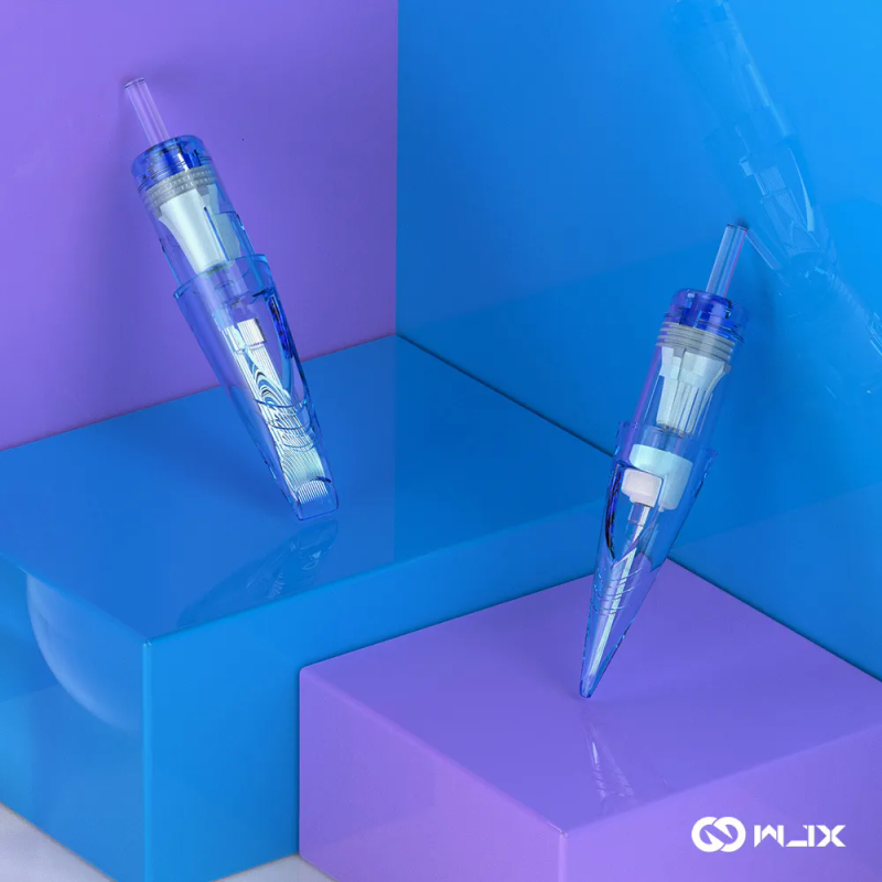Ace pentru tatuaj WJX 20 buc RL RLB Ace pentru cartuș pentru tatuaj Liner rotund De unică folosință sterilă Pix rotativ Ace pentru machiaj_voghion.com