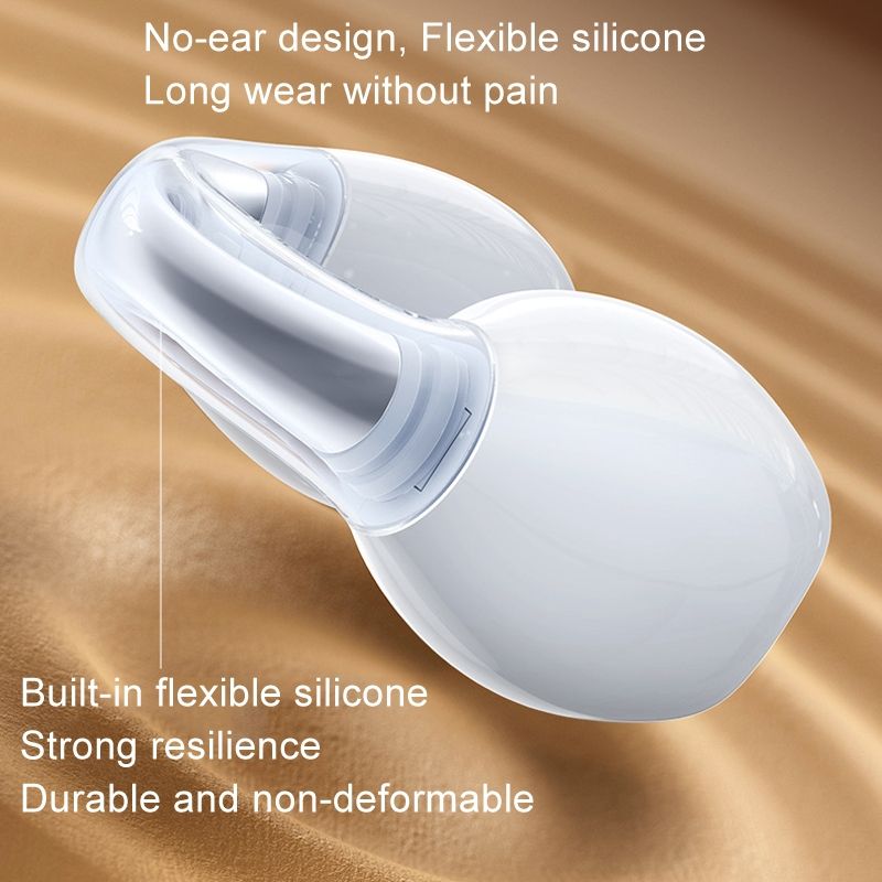 REMAX CozyBuds W11 - Auriculares deportivos con clip para la oreja, inalámbricos por Bluetooth para teléfono (blanco)_voghion.com