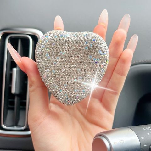 Elegante, diamantbesetzte Mini-Schmuckschatulle in Herzform – Tragbarer Aufbewahrungsbehälter aus Metall für Ringe, Ohrringe und kleine Accessoires_voghion.com