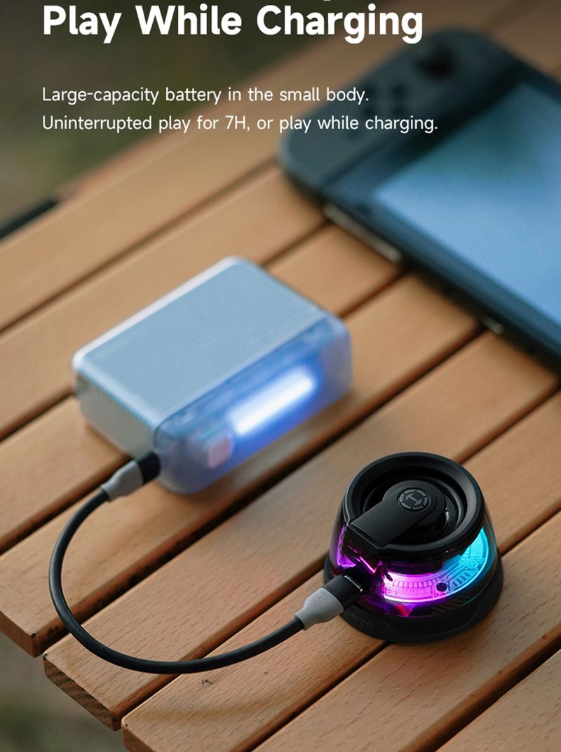 Edifier Hecate G200 Taşınabilir Mini Açık Hava Manyetik Hoparlör Bluetooth 5.3 Rgb Aydınlatma Telefon Tutucu 7 Saat Çalma Süresi_voghion.com