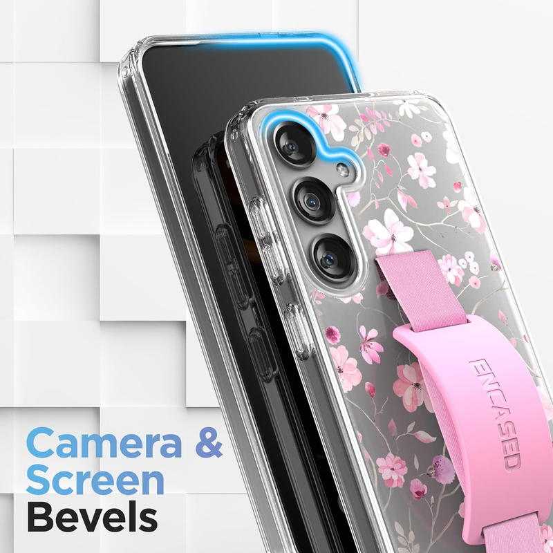 Encased Loop-Hülle, speziell für das Samsung Galaxy S24 entwickelt, mit Schultergurt-Griffabdeckung und Telefonhalter_voghion.com