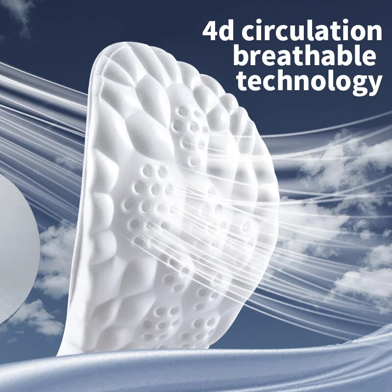 Orthopedic Sport Insos Feet PU So Soft Breathab Shock Absorption Running Shoes Pad For Men Women Arch Support_voghion.com