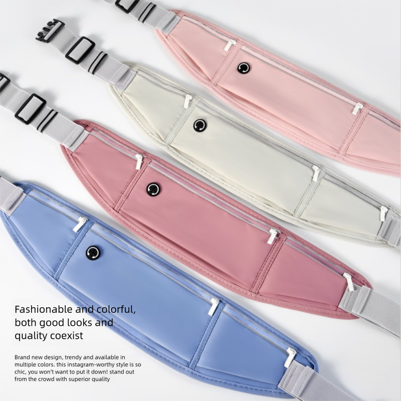 Sportausrüstung für Laufen, Marathon und Radfahren: Reflektierender Gürtel, wasserdichte Tasche, verstellbare Hüfttasche_voghion.com