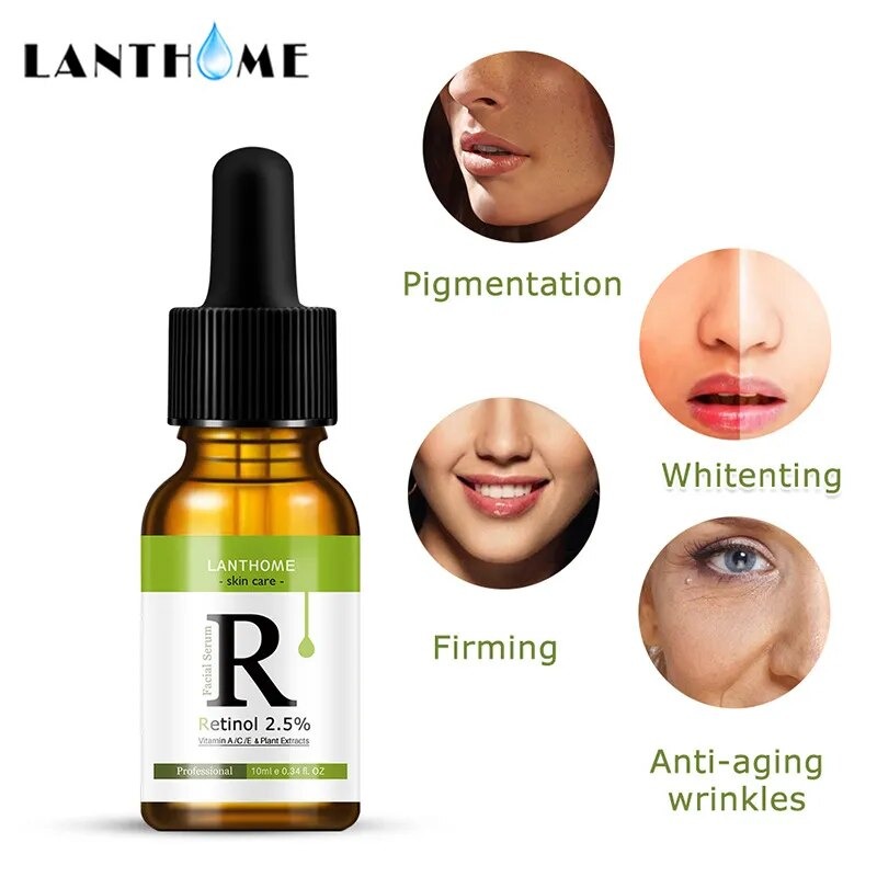 2,5% Vitamine Retinol C/A/E Gezichtsrimpel Verwijder donkere vlekken Collageenserum Anti-aging Essence Blekende huid_voghion.com
