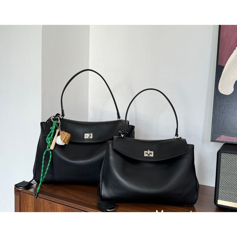 Borsa tote Rodeo, borsa da viaggio in pelle bovina di alta qualità, rilassata, minimalista e di grande capacità, borsa a tracolla_voghion.com