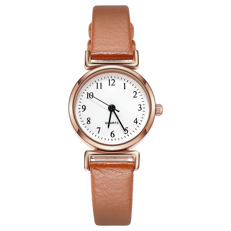Heißer Verkauf Mode Nische Gefühl frauen Uhr Digitale Römischen Skala Quarzuhr frauen Uhr_voghion.com