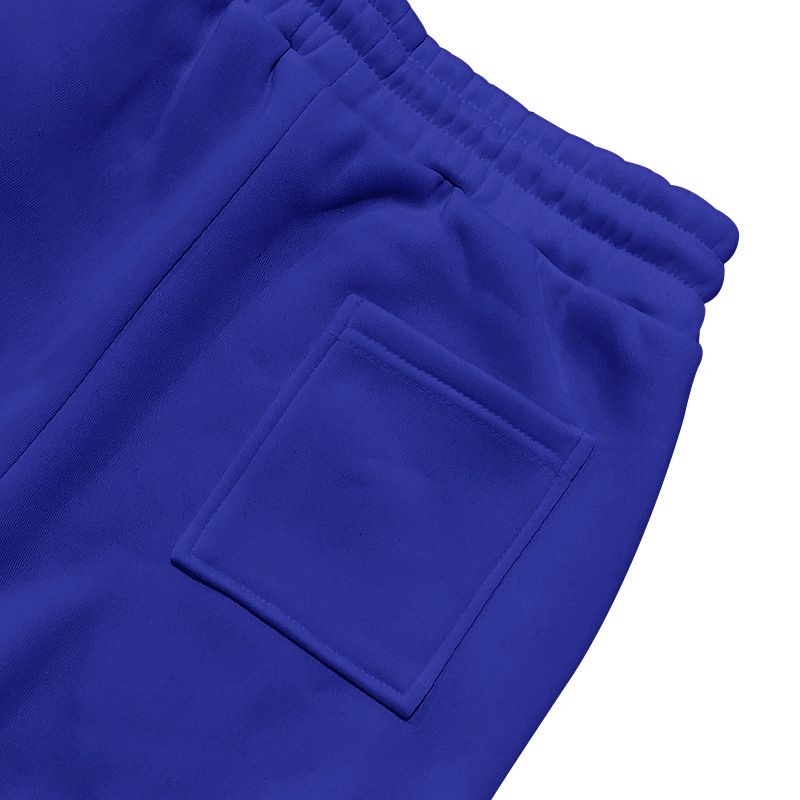 Autumn Winter American Style Stand Collar Baseball Jacket With Fleece Lined Pants Loose Fit Men's Sports Suit_voghion.com