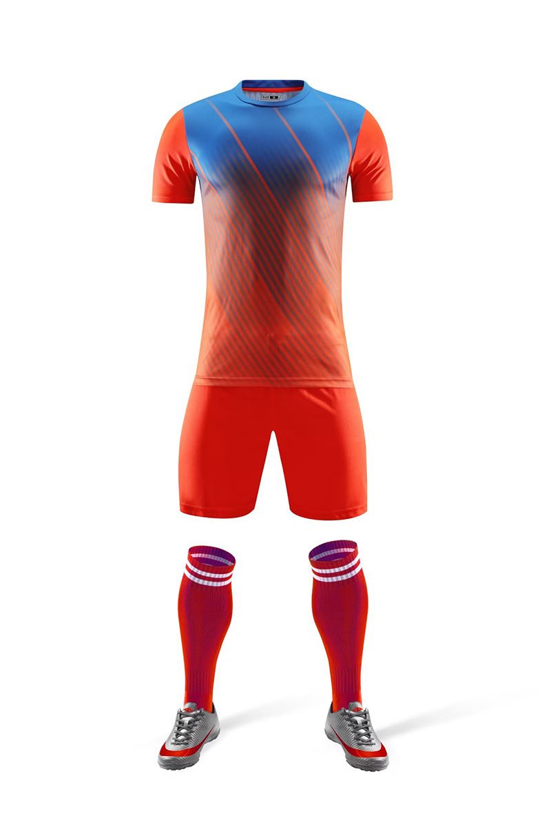 Speed-Trikots, Gruppenkauf für Kinder, Uniformen für Sportteams, bedruckte kurzärmelige Fußballanzug-Sets,_voghion.com