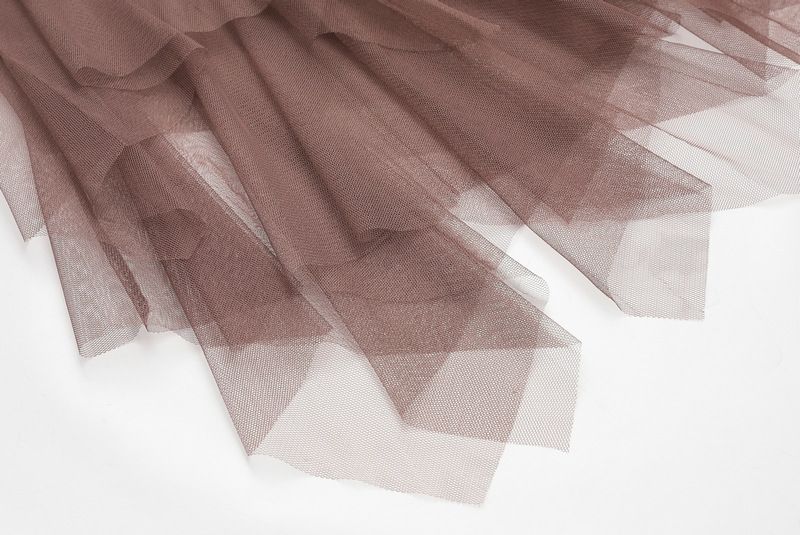 new autumn style temperament high waist slimming super fairy flower bud irregular mesh skirt female 8063_voghion.com