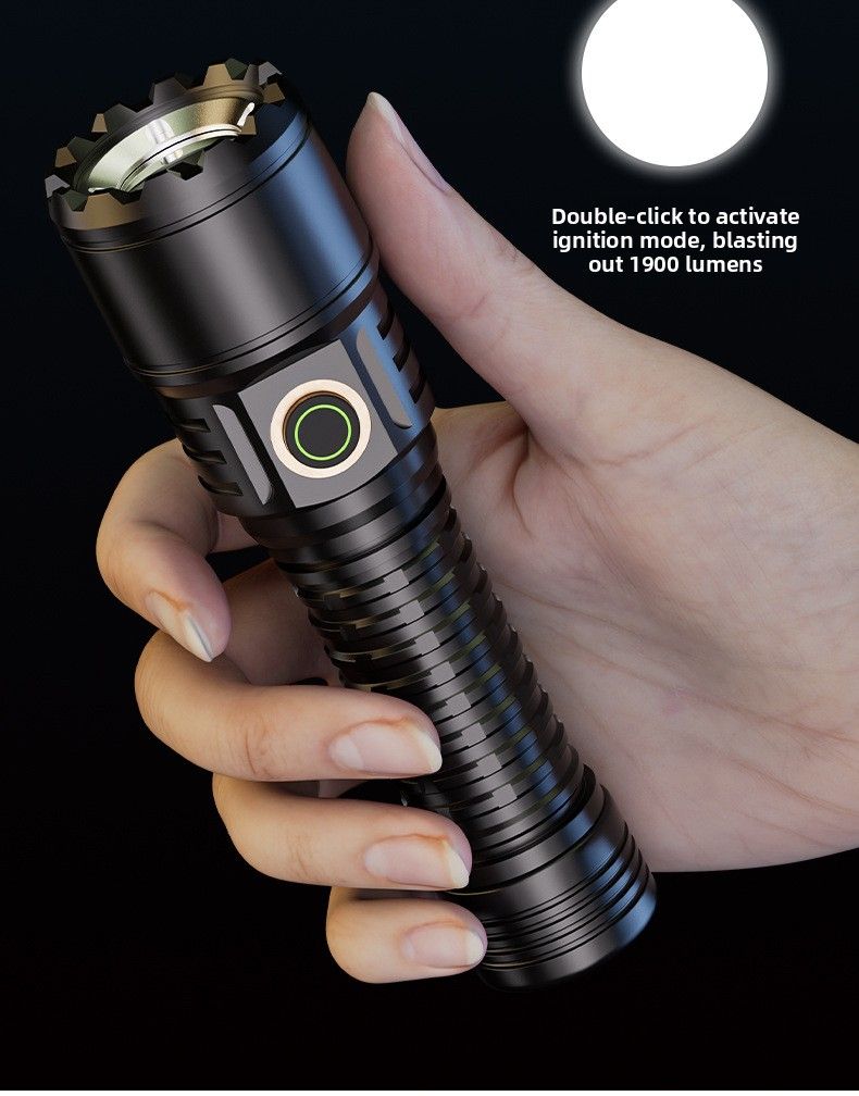 Super Bright High-Intensity Rechargeable Home Outdoor Long-Range Portable Multi-Function Long Battery Life Ignition_voghion.com