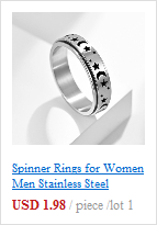 Bereit Lager Blume Biene Fidget Spinner Ring Angst Anillo Antiestres Ringe Edelstahl Ringen ustables Anneaux Penicien Bague_voghion.com